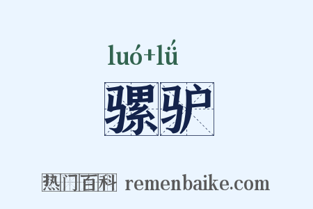 骡驴是什么意思的图片